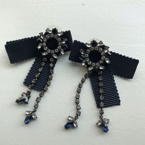 Banana republic // statement ribbon earrings
